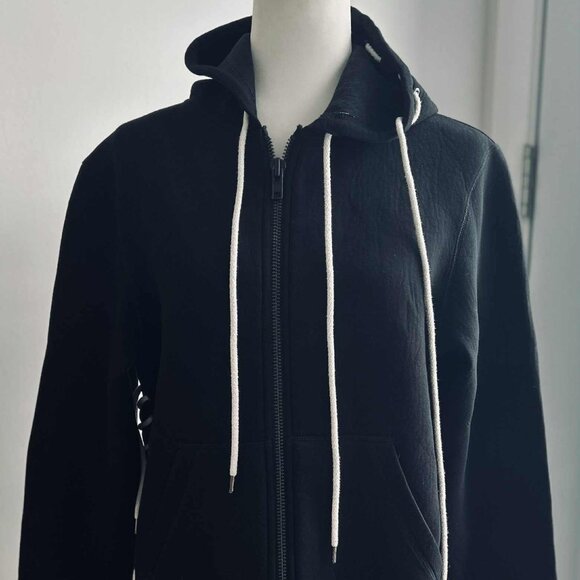 Craig Green Black Bonded Jersey Men's Zip Hoodie w/ Body & Hood Cording – EU M - Picture 6 of 11